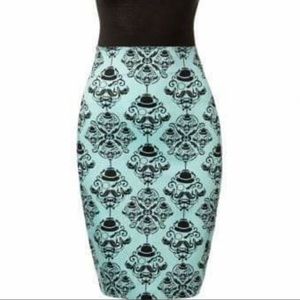 RockSteady Mustache pencil skirt